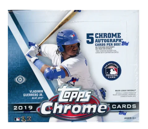 2019 Topps Chrome Baseball Jumbo HTA Box