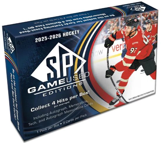 2025/26 Upper Deck SP Game Used Hockey Hobby 10 Box Case Break #3 - RANDOM TEAMS