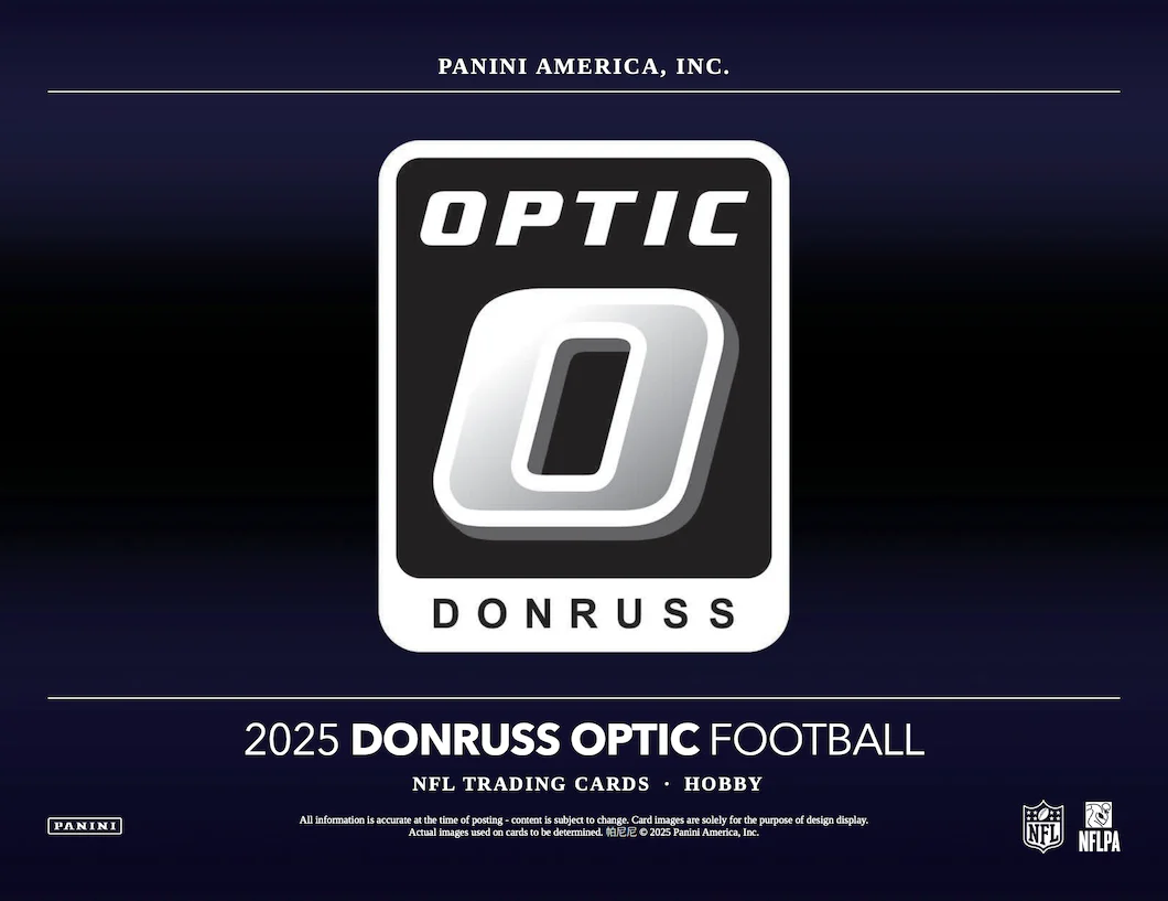 2025 Panini Donruss Optic Football Hobby 6 Box Half Case Break #1 - PICK YOUR TEAM