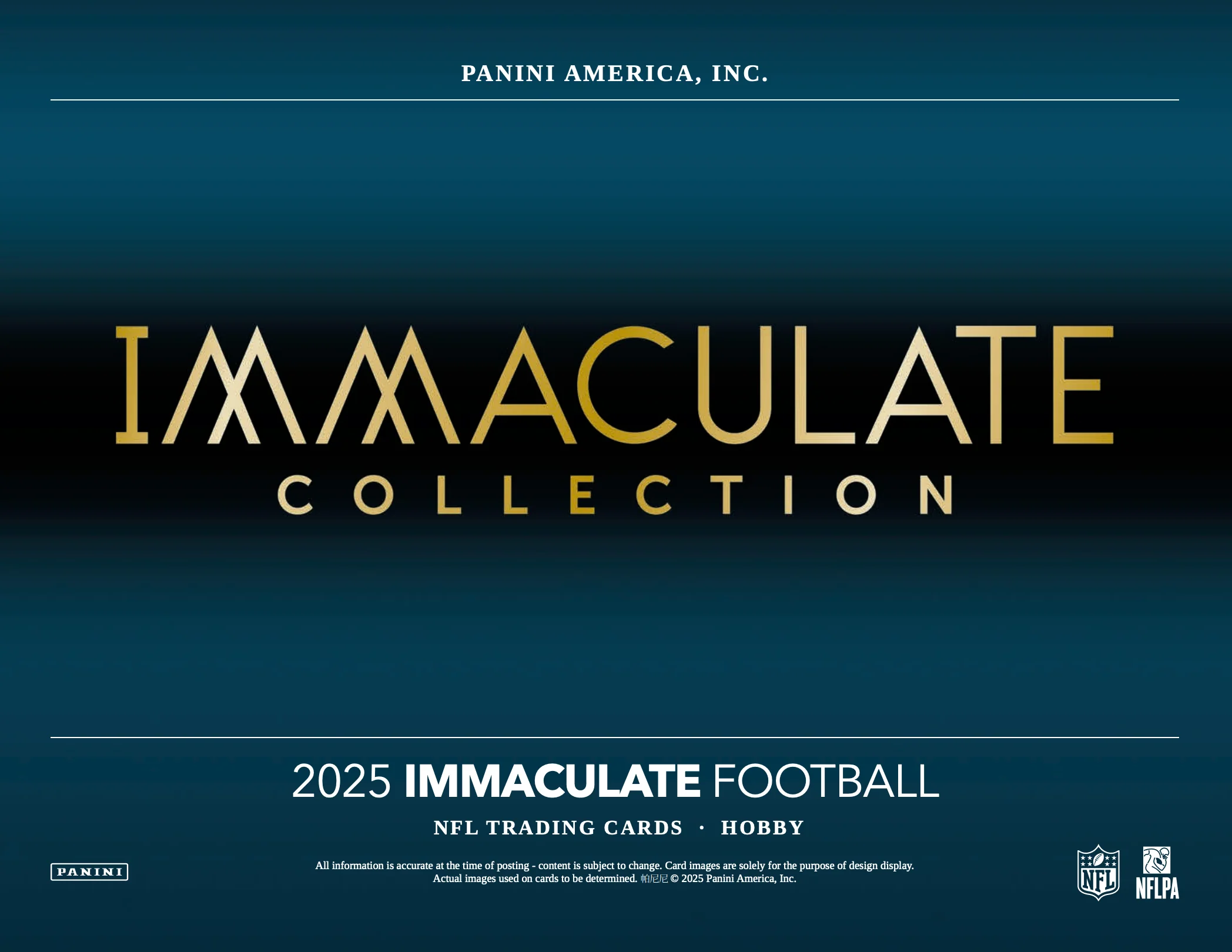 2025 Panini Immaculate Football Hobby 6 Box Case Break #2 - RANDOM DIVISIONS