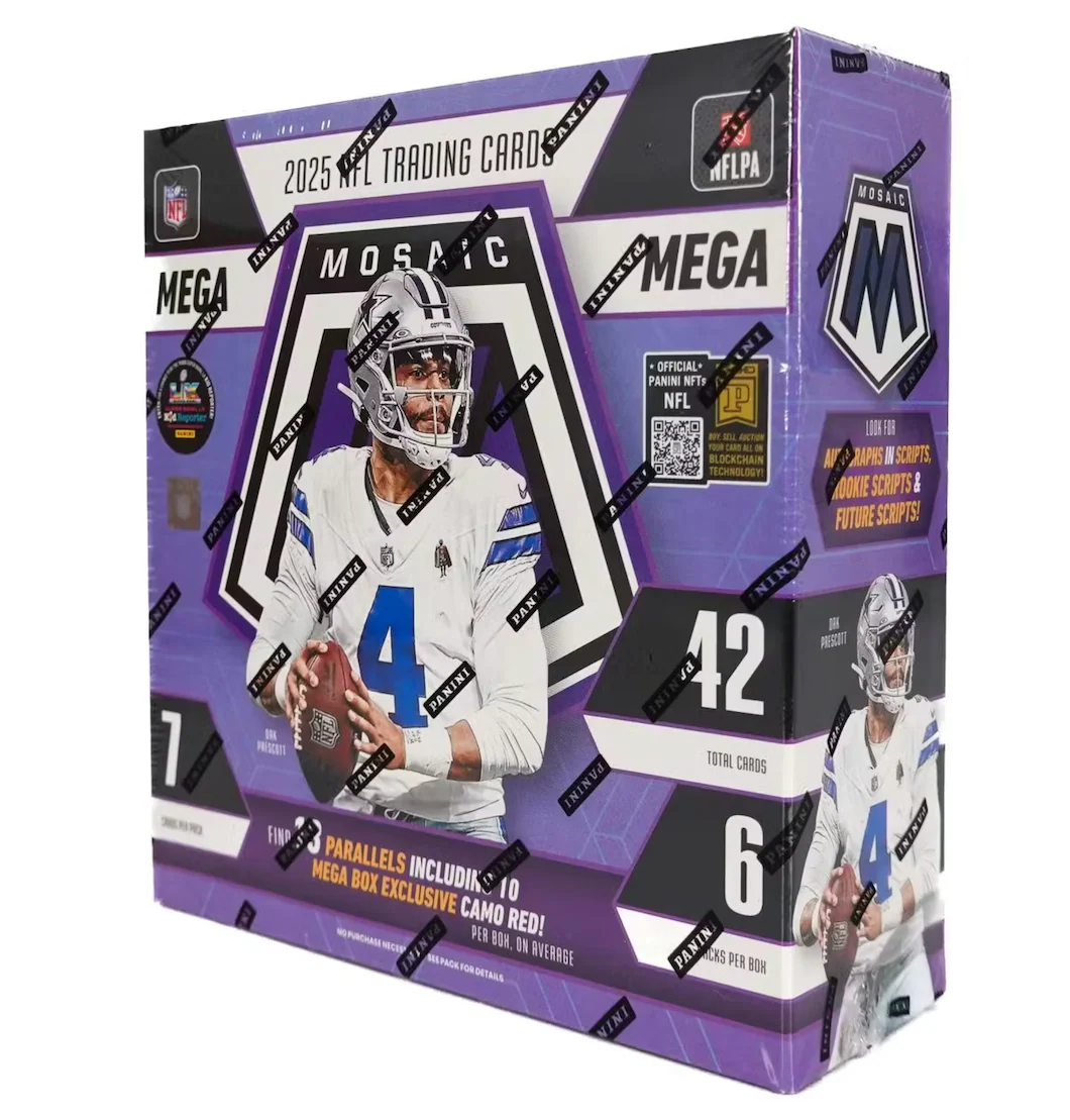2025 Panini Mosaic Football Hobby Mega 10 Box Break #2 - RANDOM TEAMS
