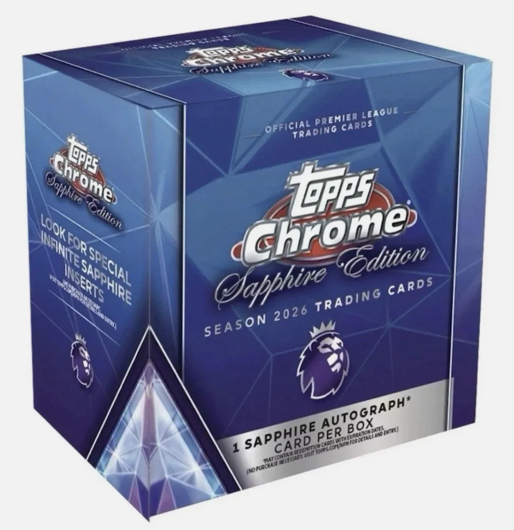 2026 Topps Chrome Premier League Soccer Sapphire 3 Box Break #4 - RANDOM TEAMS