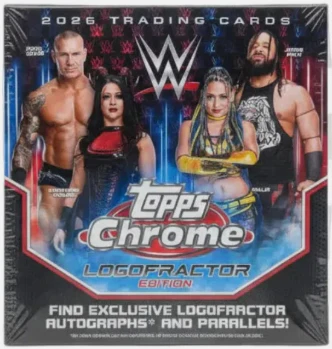 2026 Topps Chrome WWE Logofractor Edition Box