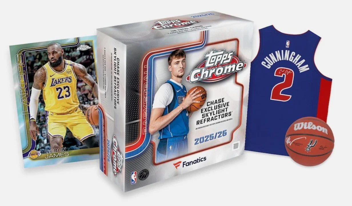 ON THE FLY - 2025/26 Topps Chrome Basketball Fanatics Exclusive Mega 10 Box Break #5 - RANDOM DIVISIONS