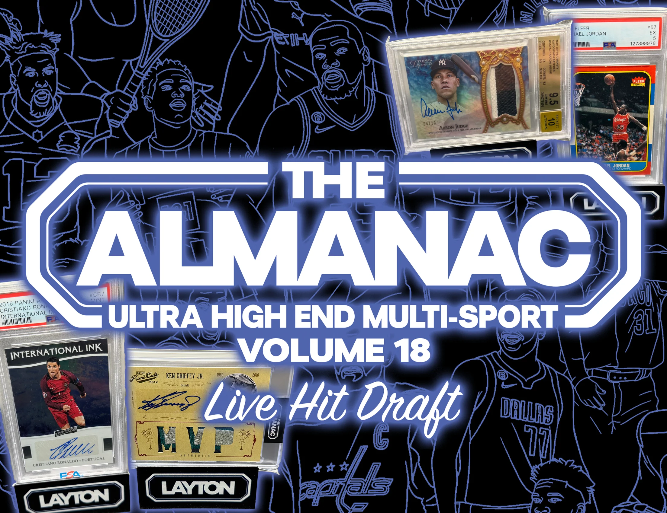 The Almanac - Ultra High End Multi Sport: Volume 18 - Case Break #5 - LIVE HIT DRAFT (NEW STYLE! PLEASE READ!)
